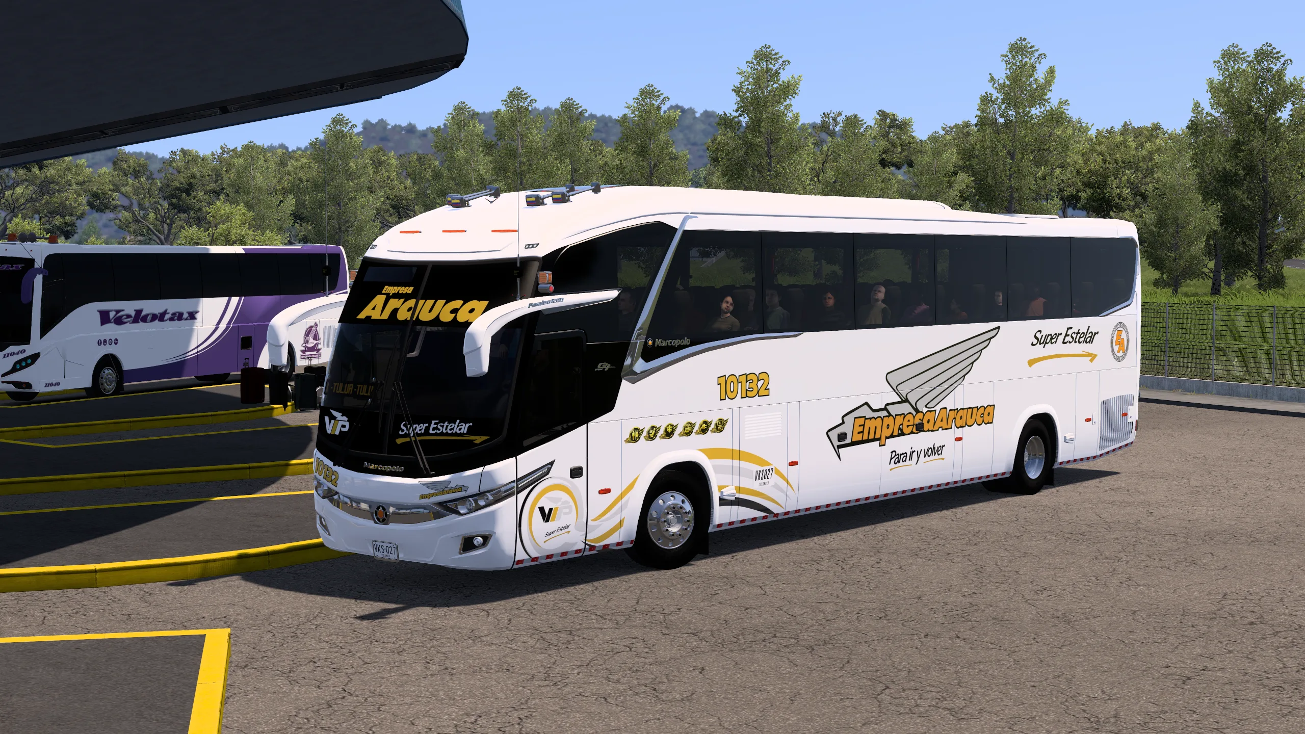 Marcopolo New G7 Paradiso 1200 para Colombia Real Map