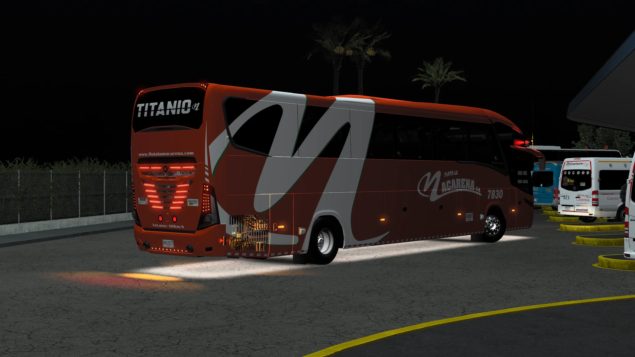 Marcopolo New G7 Paradiso 1200 para Colombia Real Map