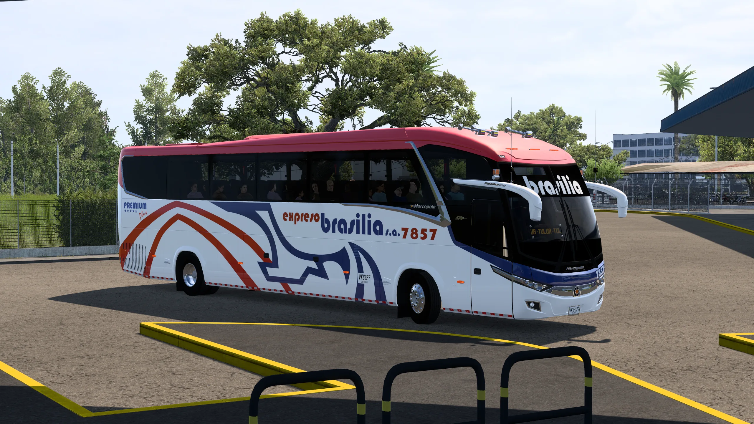Marcopolo New G7 Paradiso 1200 para Colombia Real Map