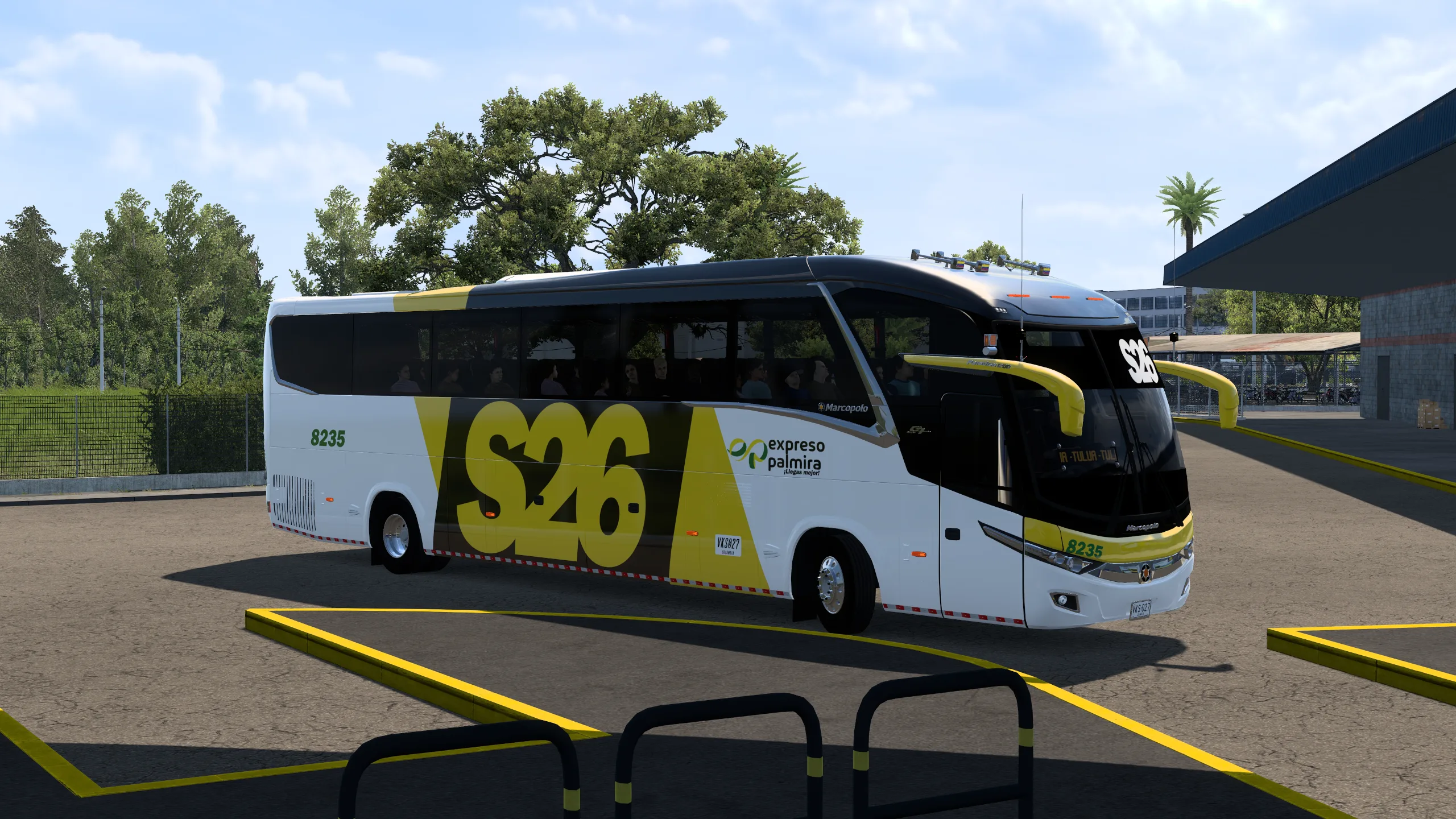 Marcopolo New G7 Paradiso 1200 para Colombia Real Map