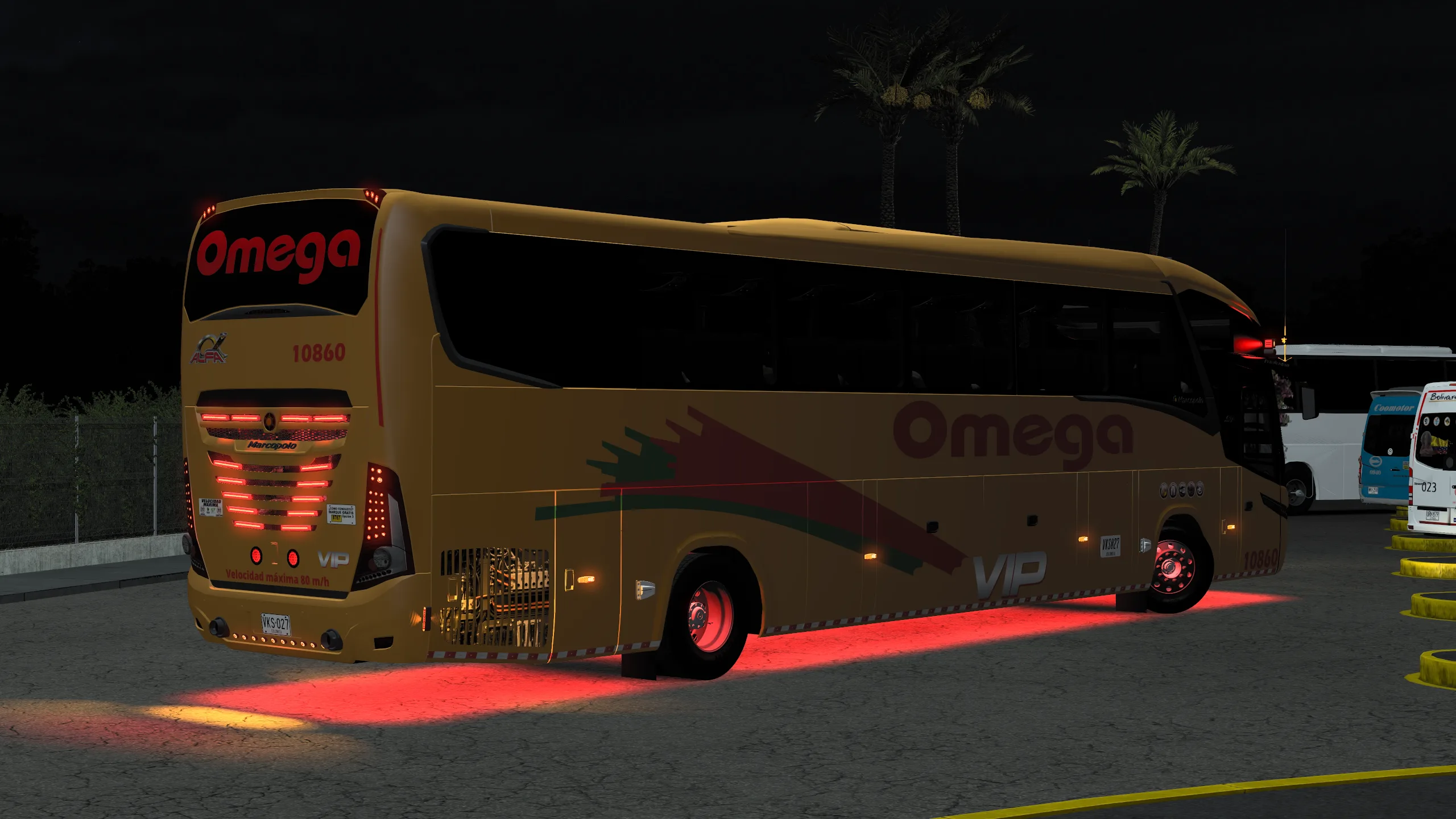 Marcopolo New G7 Paradiso 1200 para Colombia Real Map