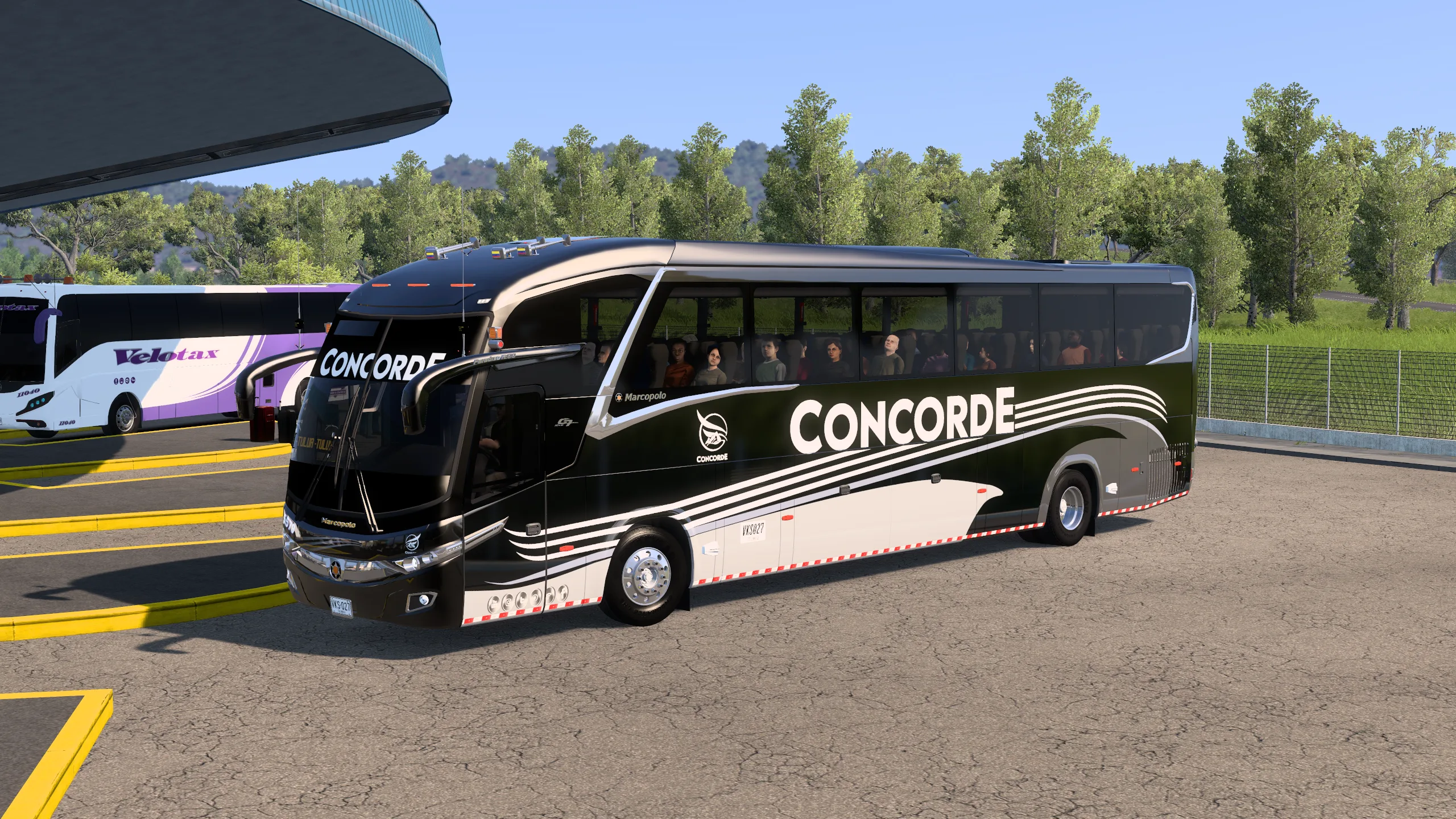 Marcopolo New G7 Paradiso 1200 para Colombia Real Map