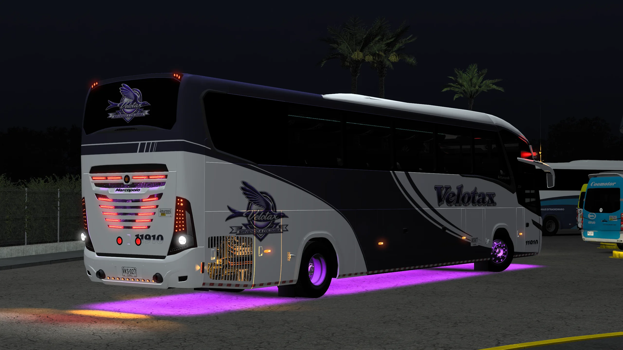 Marcopolo New G7 Paradiso 1200 para Colombia Real Map