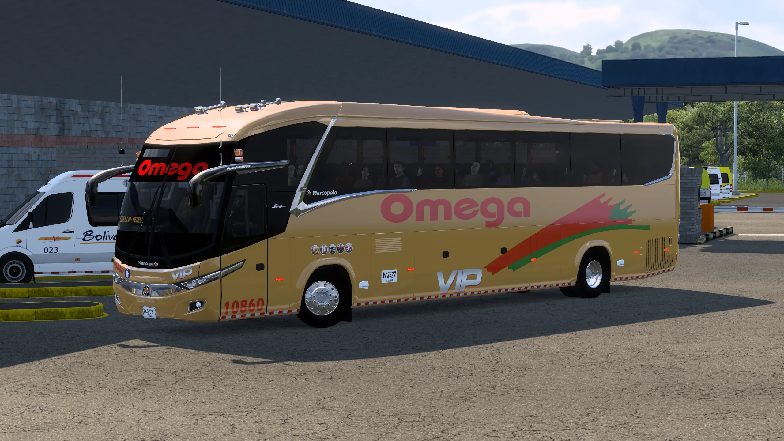 Marcopolo New G7 Paradiso 1200 para Colombia Real Map