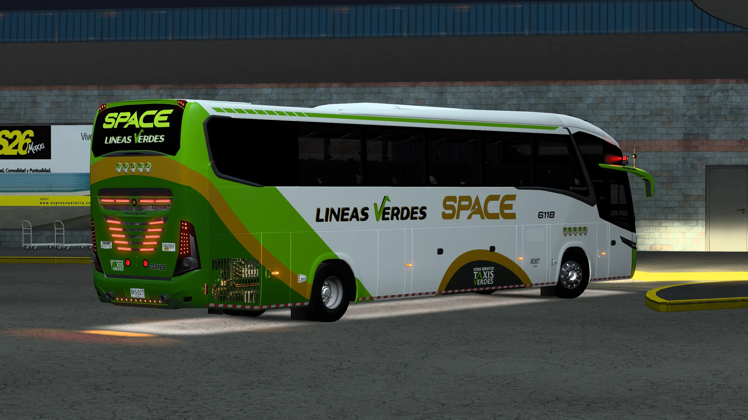 Marcopolo New G7 Paradiso 1200 para Colombia Real Map