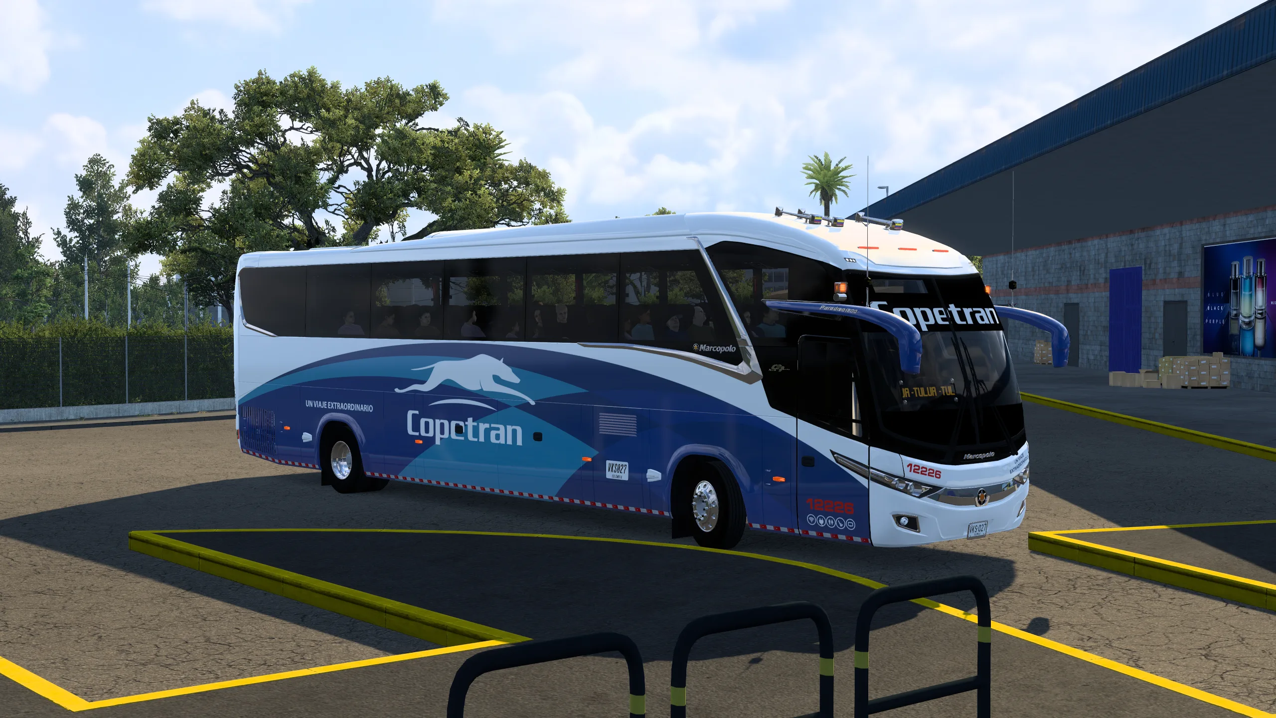 Marcopolo New G7 Paradiso 1200 para Colombia Real Map
