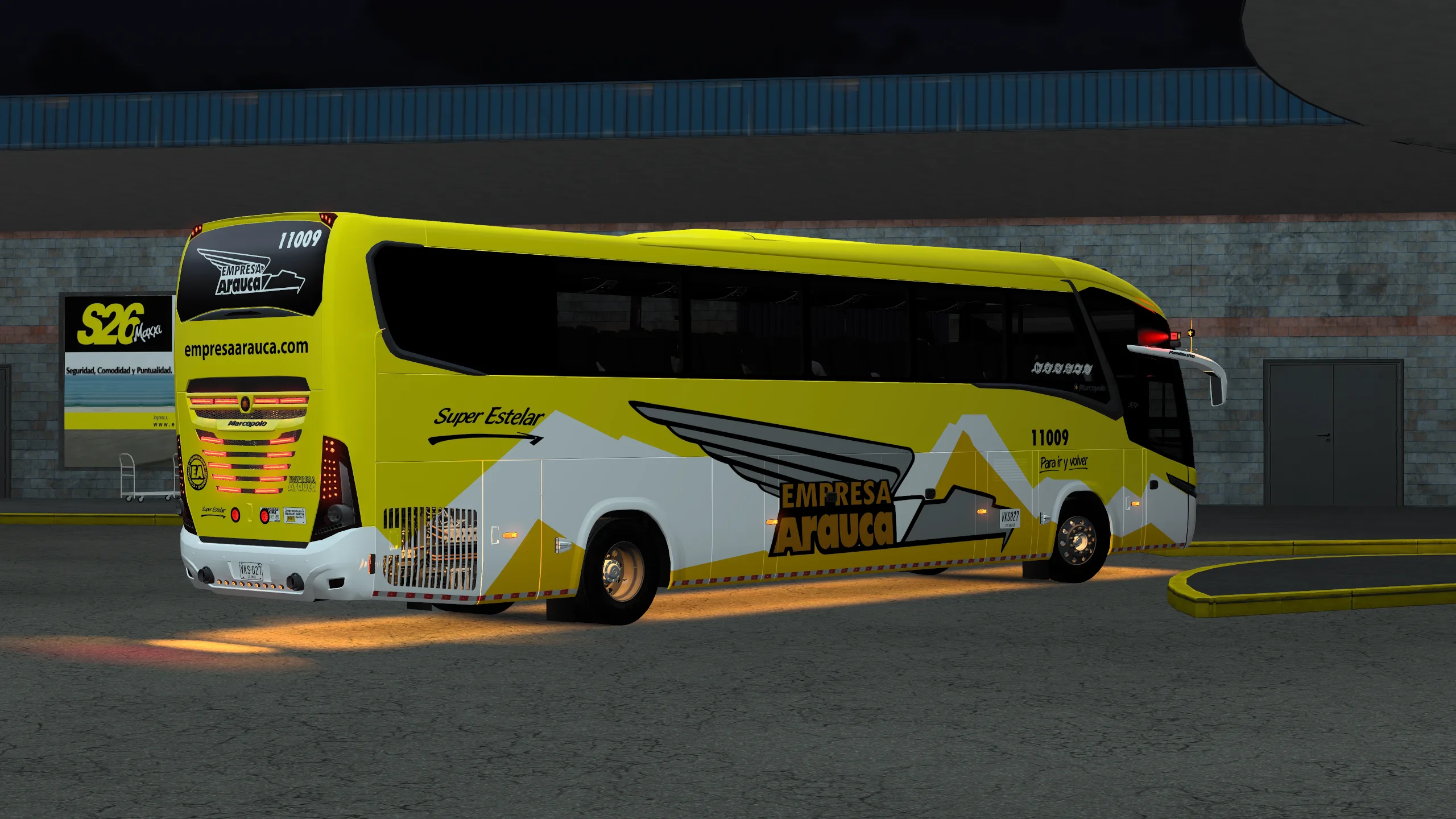 Marcopolo New G7 Paradiso 1200 para Colombia Real Map