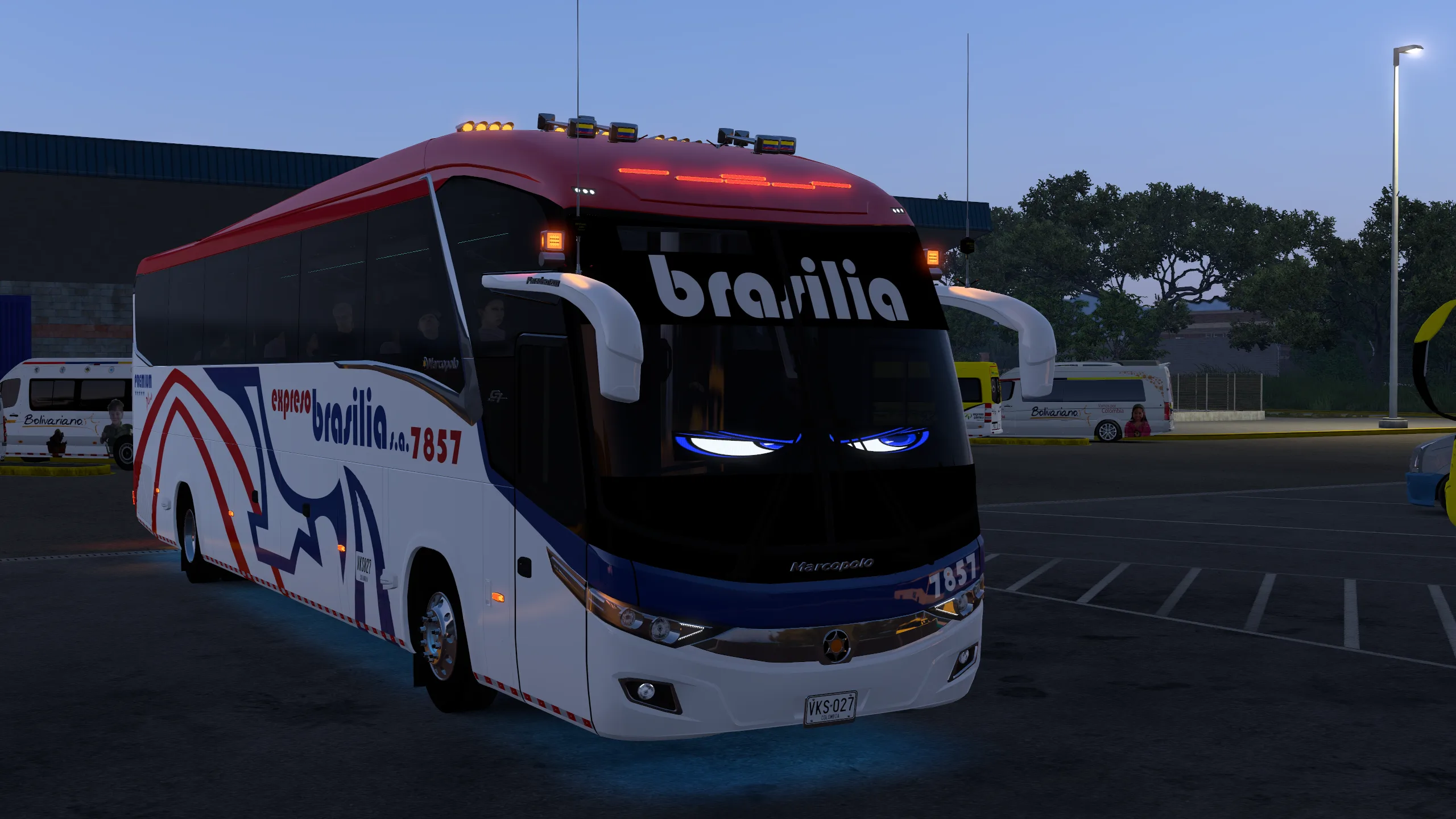 Marcopolo New G7 Paradiso 1200 para Colombia Real Map