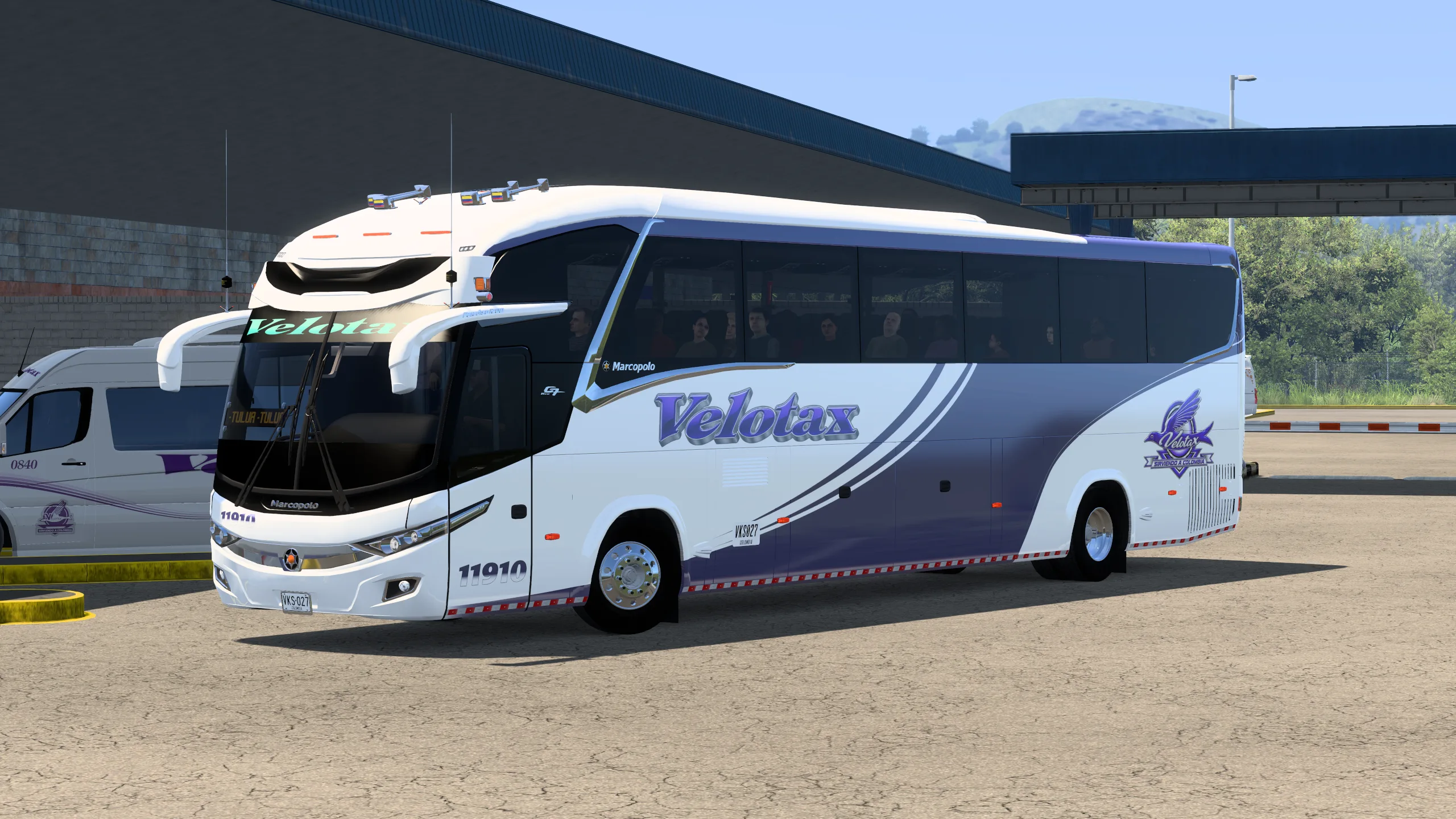 Marcopolo New G7 Paradiso 1200 para Colombia Real Map