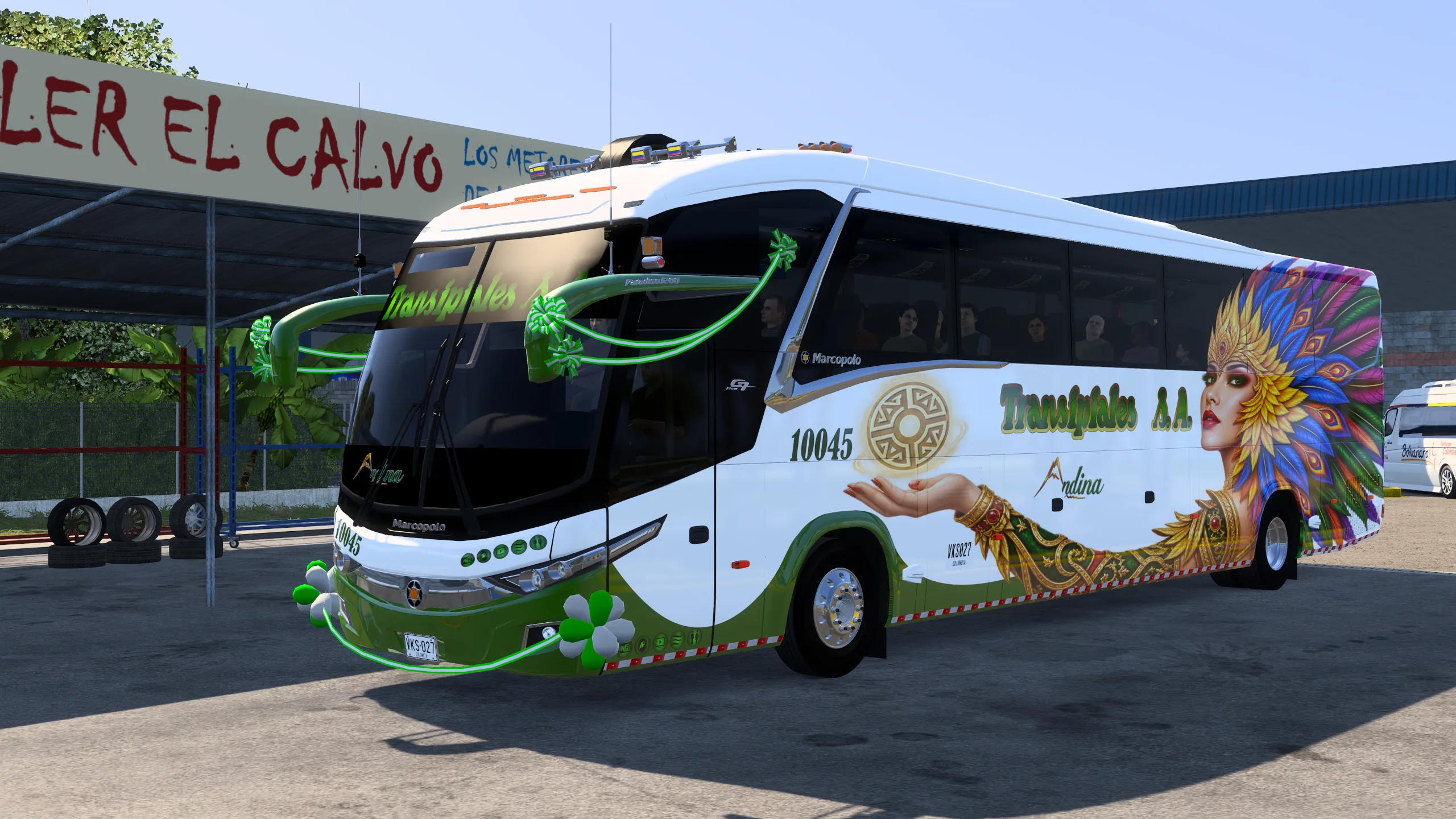 Marcopolo New G7 Paradiso 1200 para Colombia Real Map