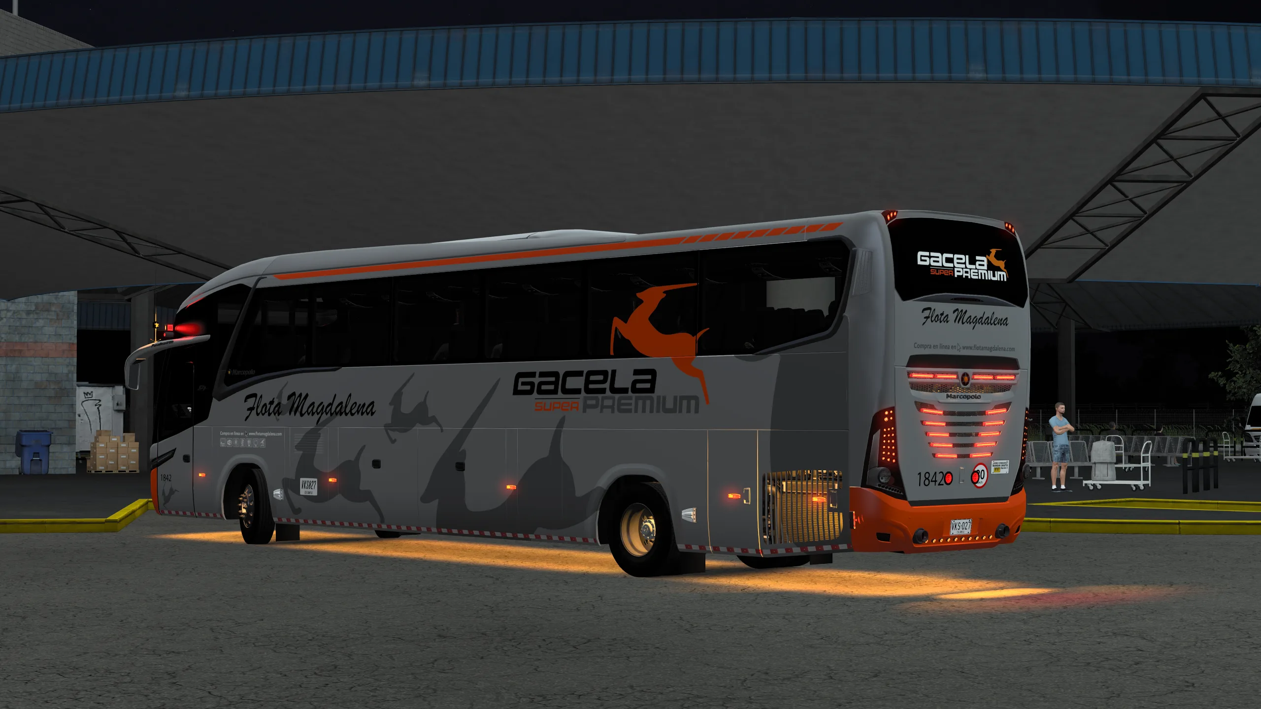 Marcopolo New G7 Paradiso 1200 para Colombia Real Map