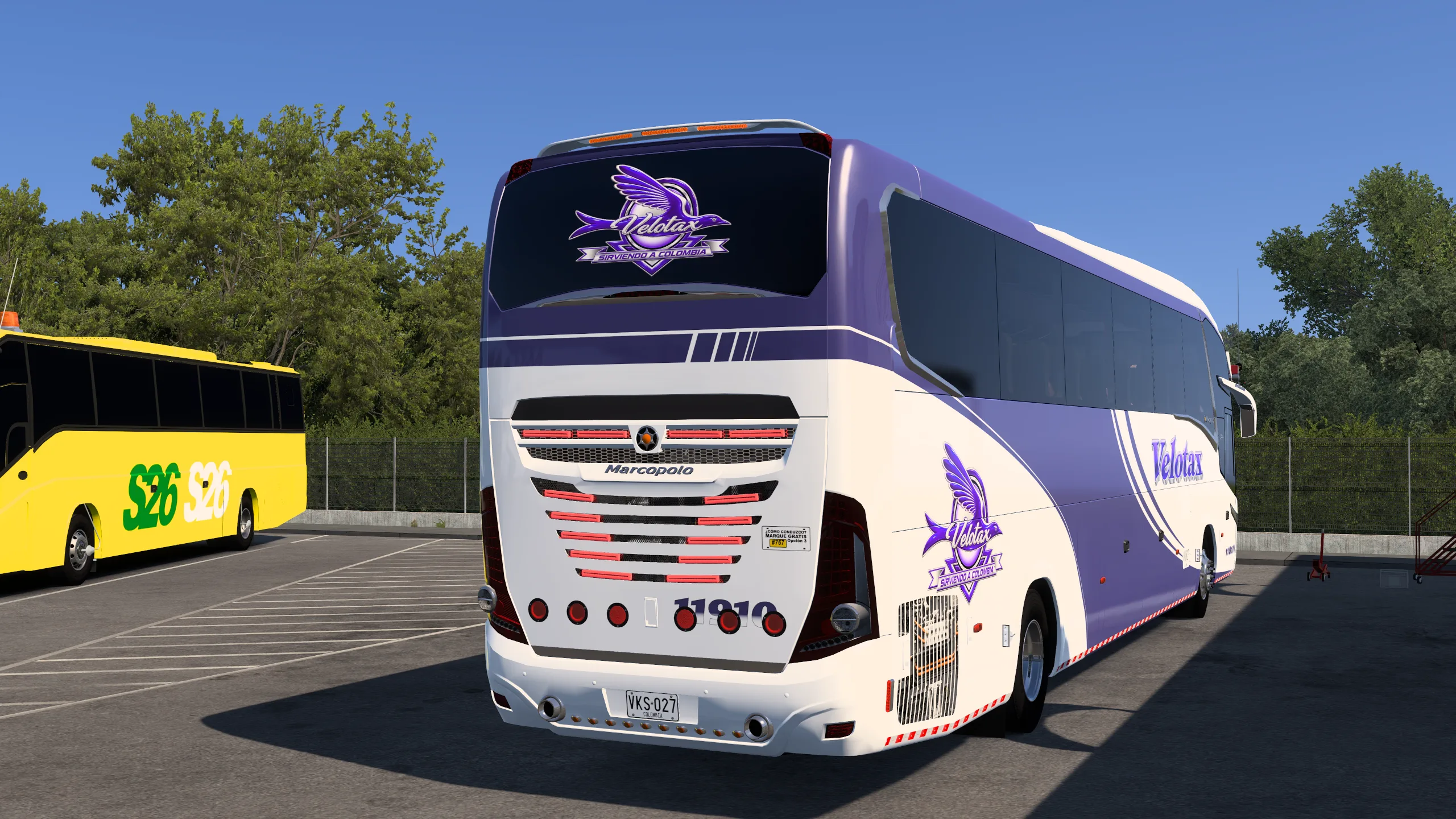 Marcopolo New G7 Paradiso 1200 para Colombia Real Map