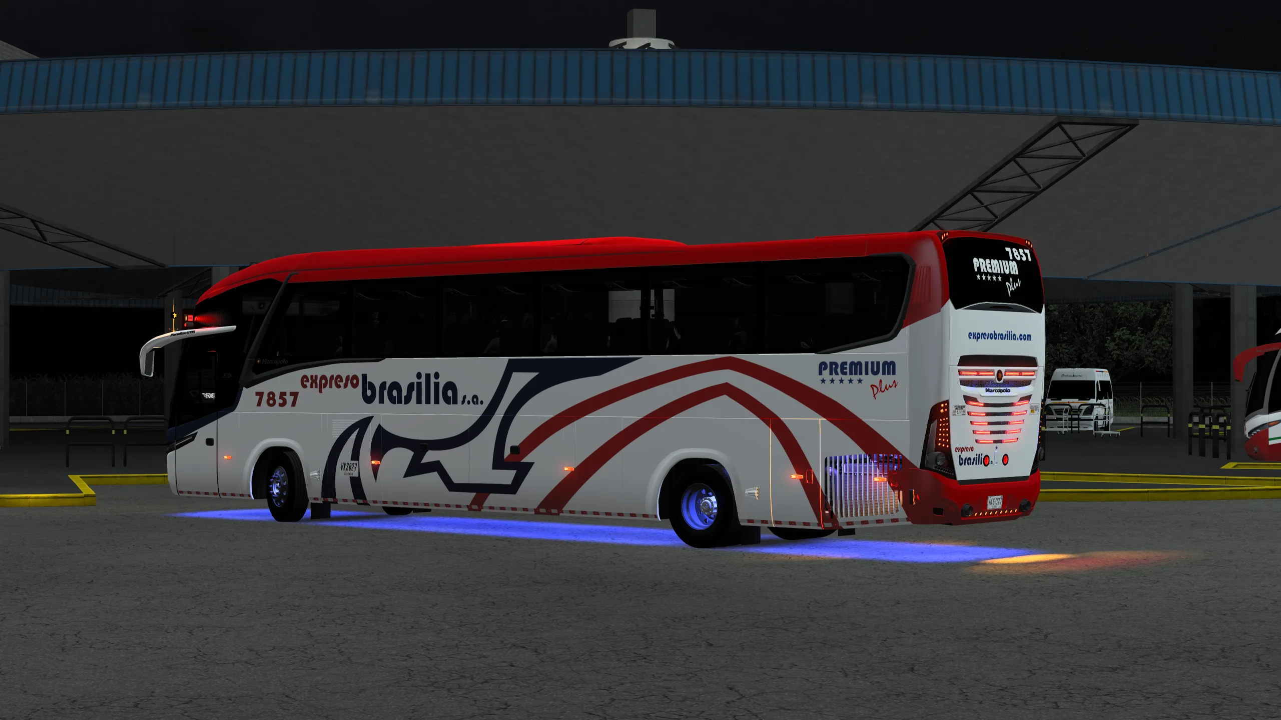 Marcopolo New G7 Paradiso 1200 para Colombia Real Map