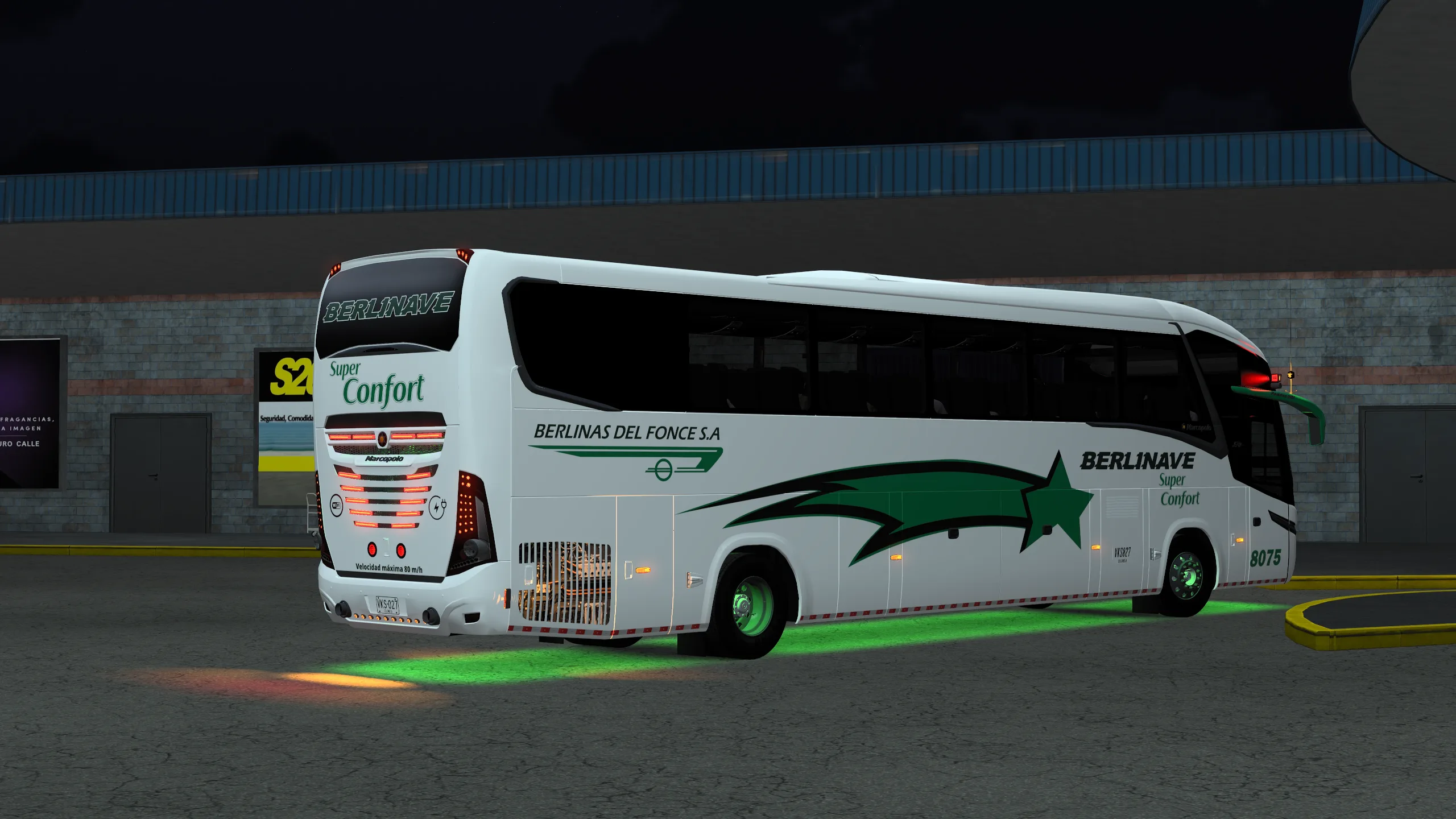 Marcopolo New G7 Paradiso 1200 para Colombia Real Map