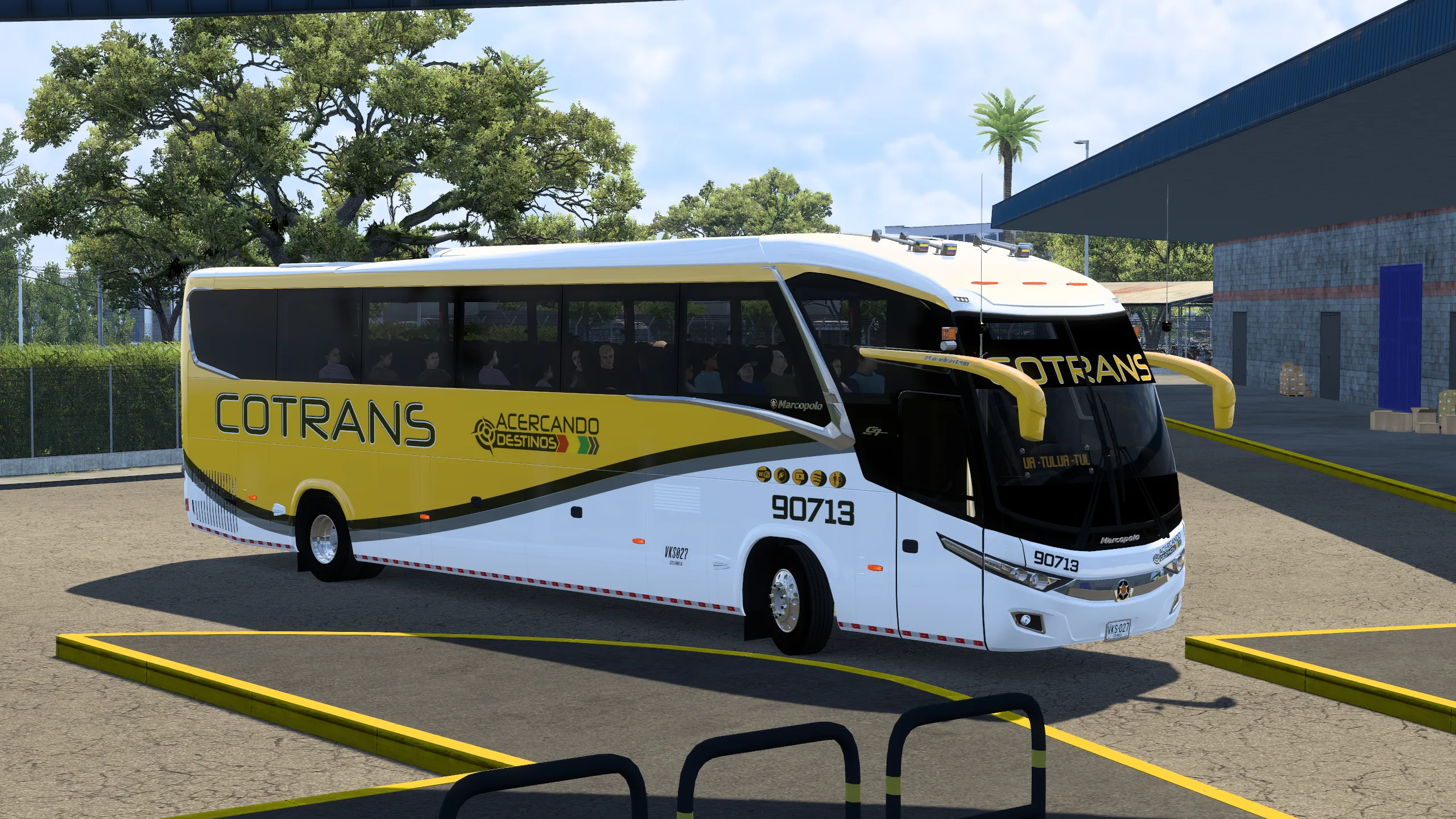 Marcopolo New G7 Paradiso 1200 para Colombia Real Map