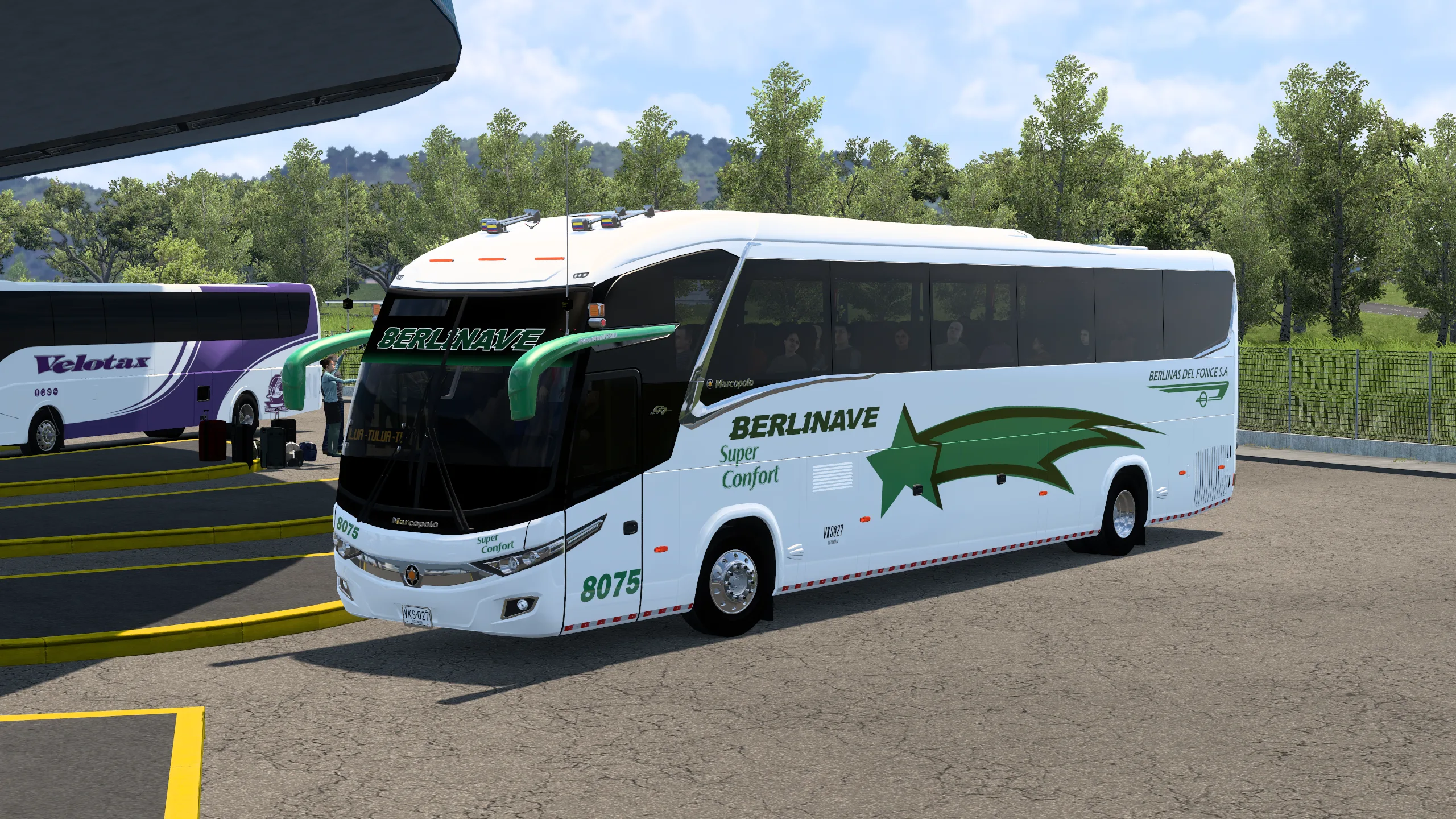Marcopolo New G7 Paradiso 1200 para Colombia Real Map