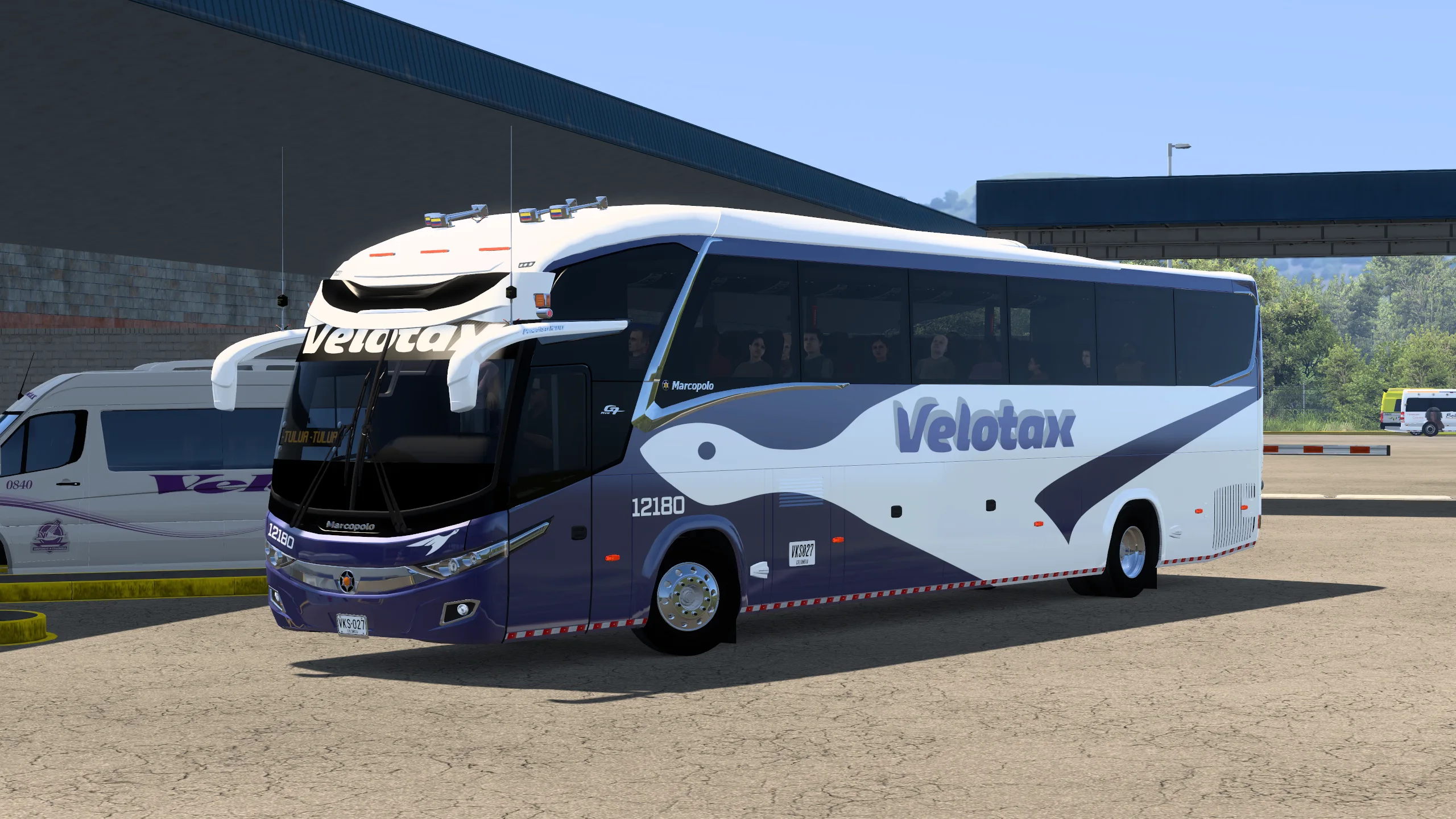 Marcopolo New G7 Paradiso 1200 para Colombia Real Map