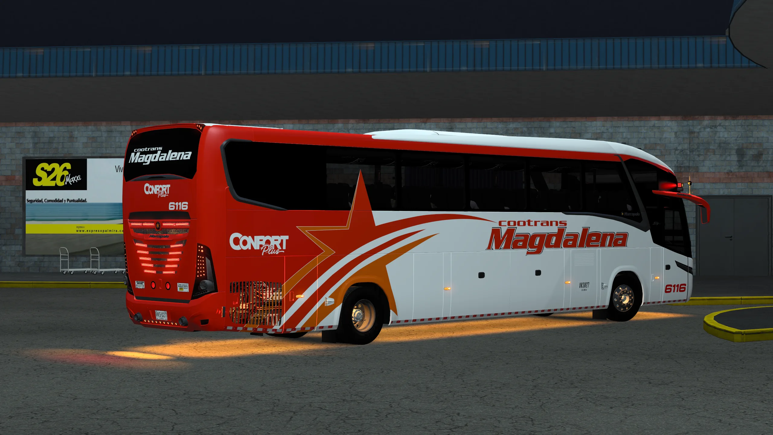 Marcopolo New G7 Paradiso 1200 para Colombia Real Map