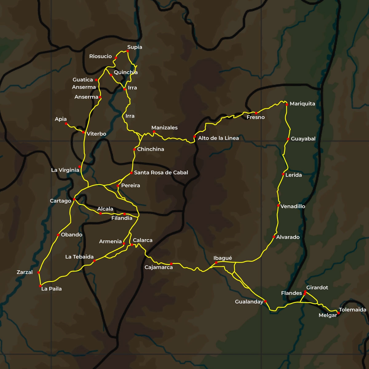 Colombia Real Map ATS | Primera Expansión